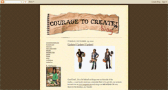 Desktop Screenshot of blog.couragetocreate.com